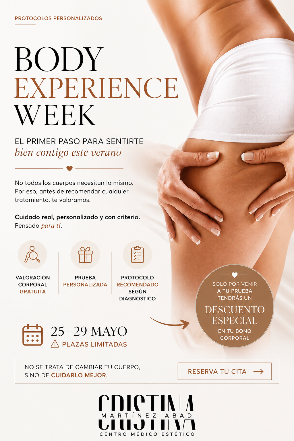 BODY EXPERIENCE WEEK: el primer paso para sentirte bien contigo este verano